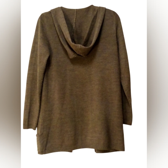 89TH & Madison -NWOT, Open Front Cardigan Sweater W/ Hood Pockets,Long Sleeves, - Picture 12 of 14